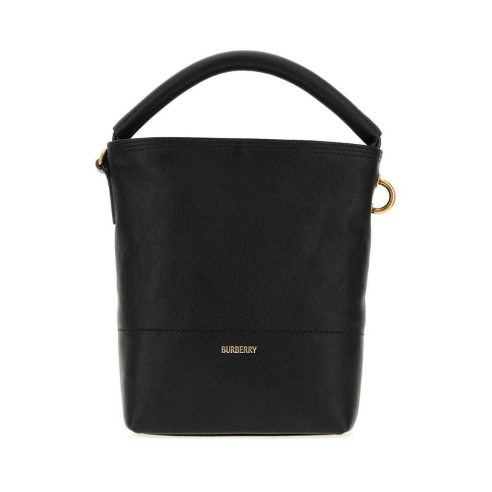 Burberry Women Black Leather Handbag